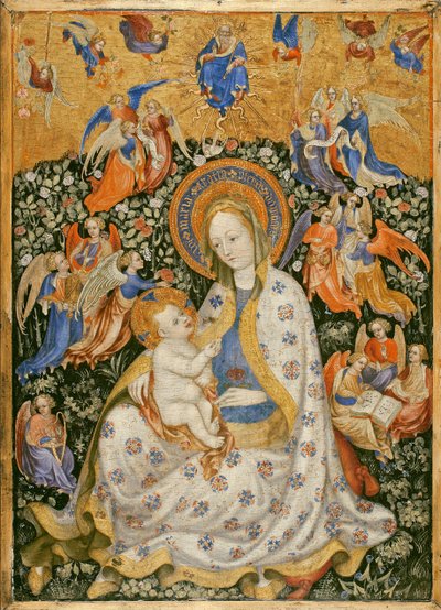 La Vergine e il Bambino con angeli, c.1430 da Stephano da attr.to Verona